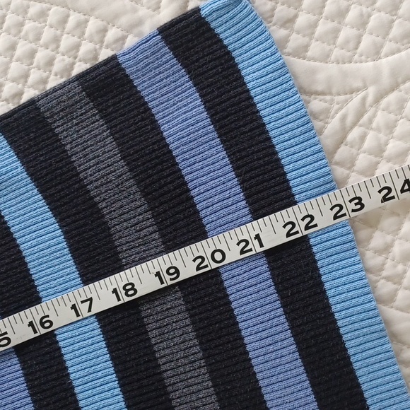 Karen Scott V-Neck Ribbed Striped Sweater - Picture 6 of 6